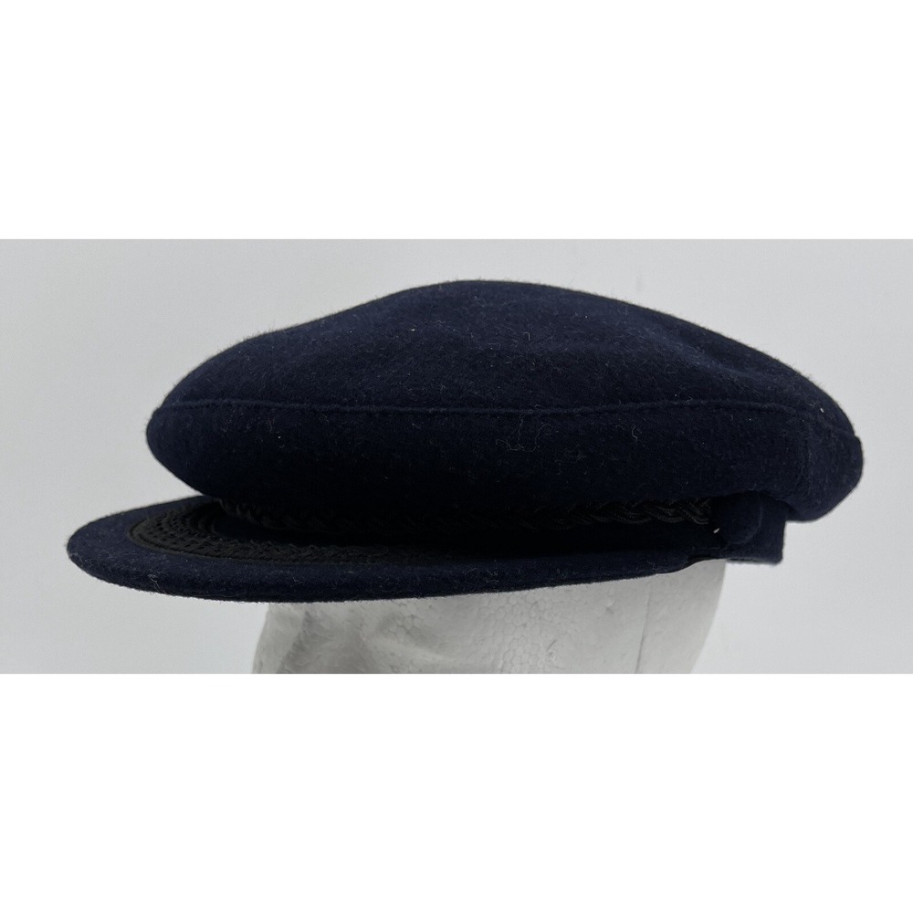 Vintage Young An Blue Wool Blend Greek Fishermans Hat‎ Men's Size Large L